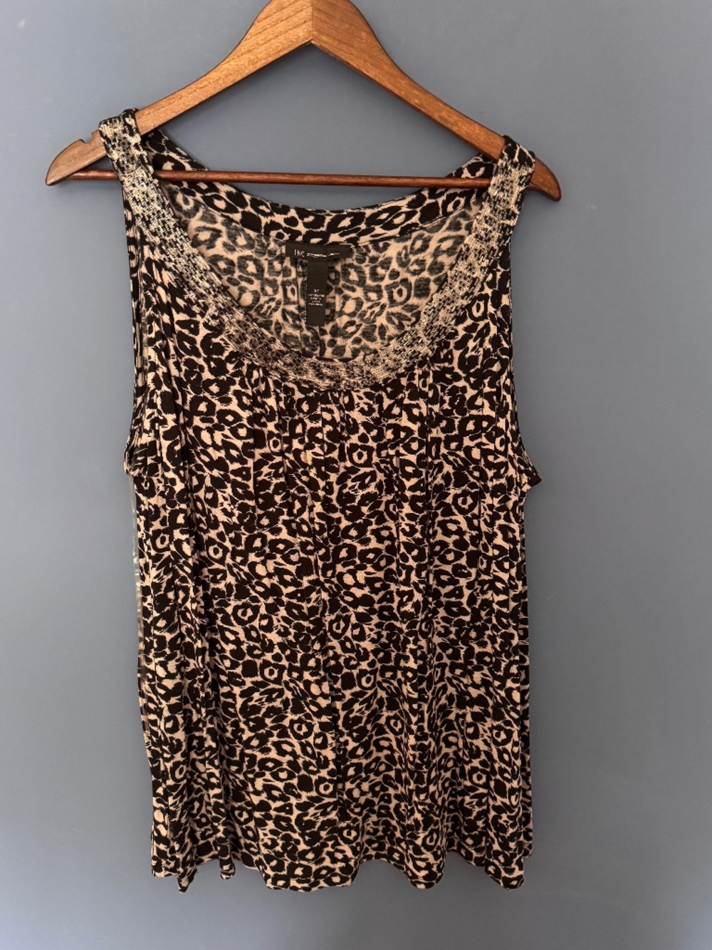 INC International Concepts leopard print tank Size 3X EUC